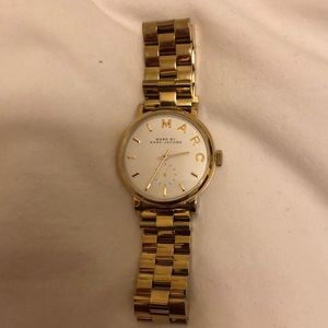 Gold Marc Jacobs watch
